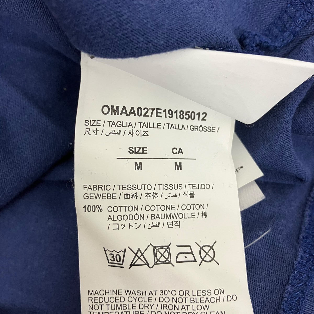 OFFWHITE バックプリントロゴTシャツOMAA027E19185012 古着・中古-6枚目のアイテム画像