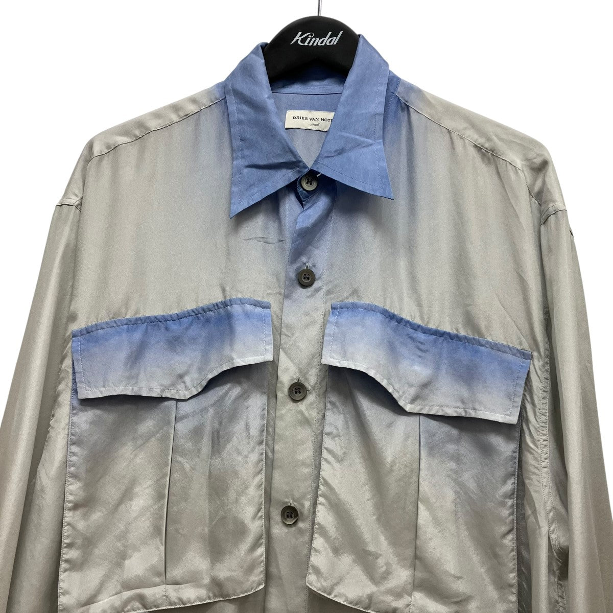 DRIES VAN NOTEN(ドリスヴァンノッテン) グラデーションシルクシャツ