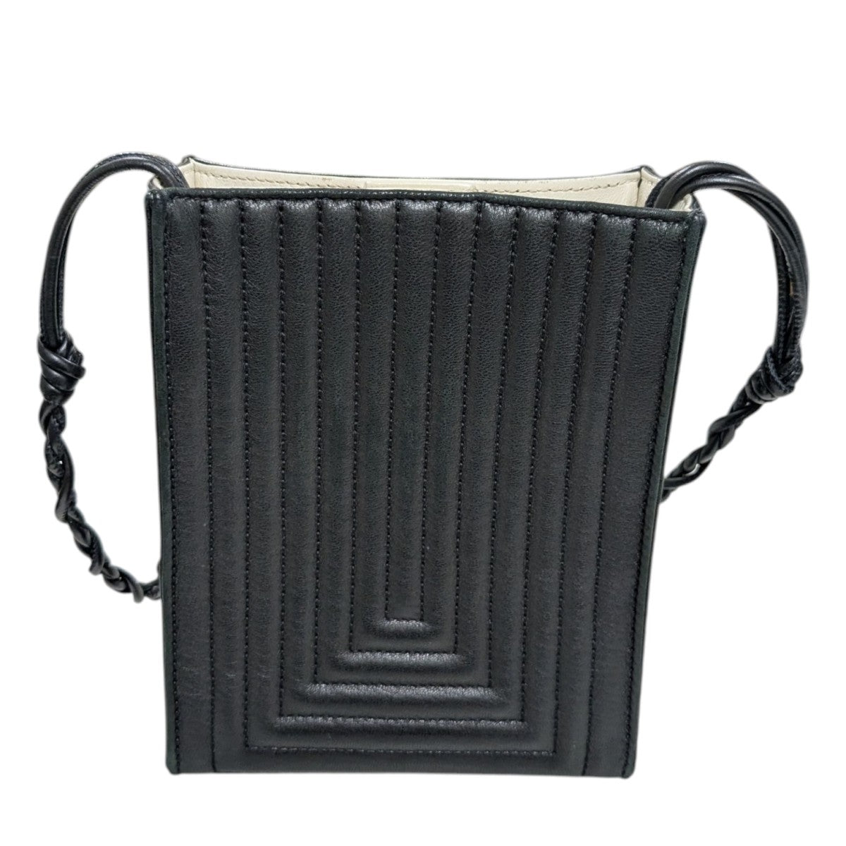 はさん◼️百貨店購入◼️ タングル　TANGLE BLACK JIL SANDER(ジルサンダー) Tangleキルティングタングル