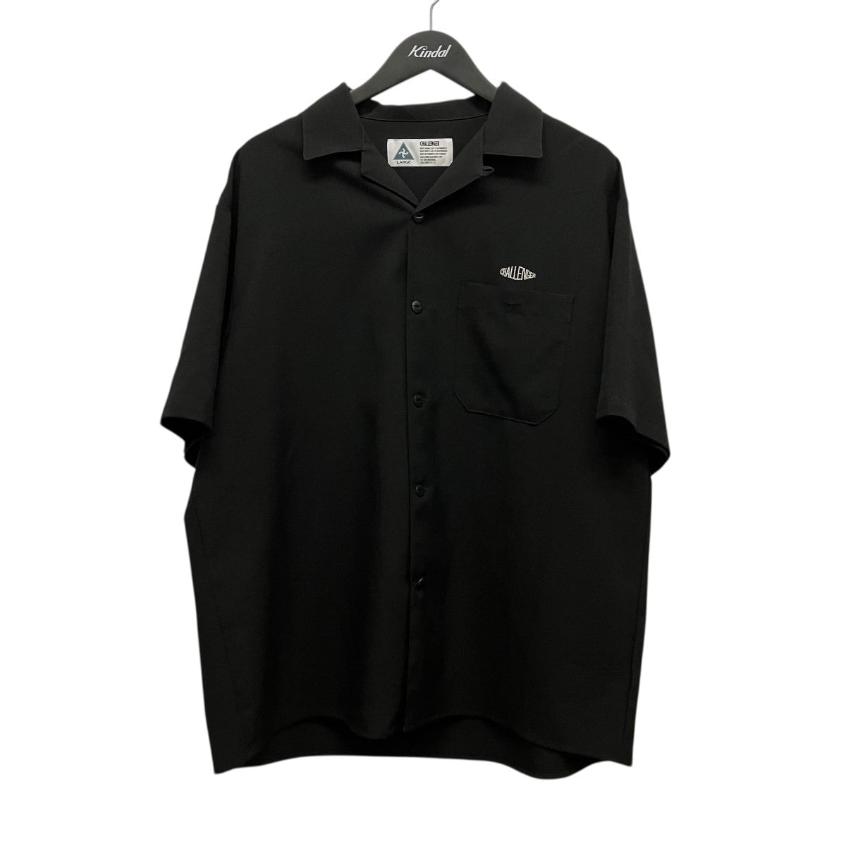 CHALLENGER S S PANAMA SHIRT胸ロゴ半袖シャツCLG-SH 025-008 古着・中古-1枚目のアイテム画像