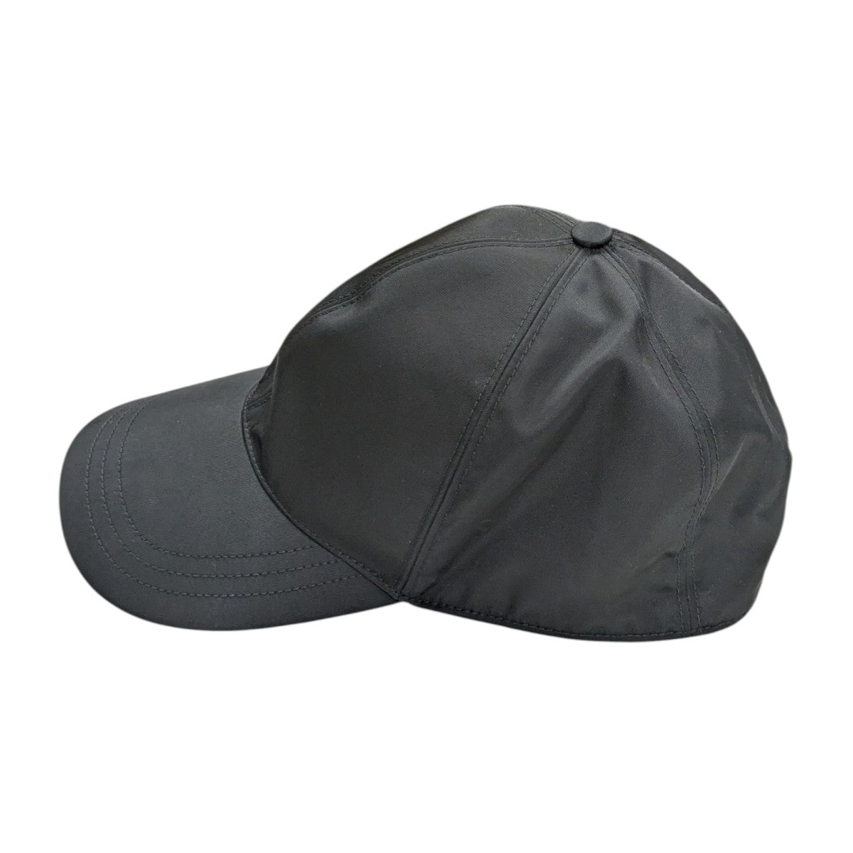 PRADA Re-Nylon ブラック ベースボールキャップ PRADA ブラック ベースボールキャップ Black Re-Nylon baseball cap