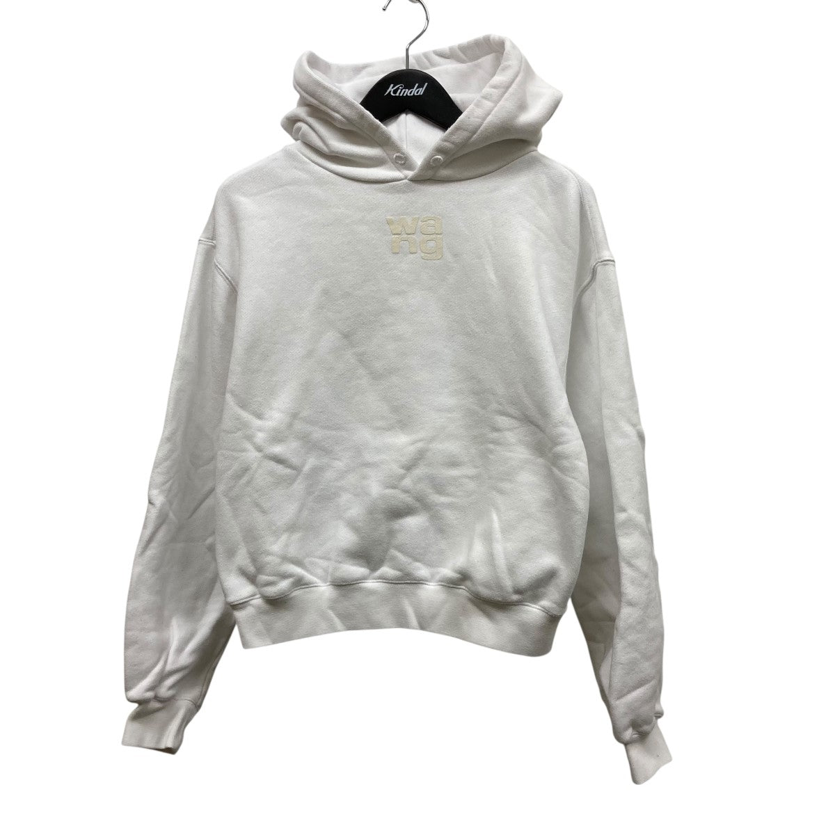 ALEXANDER WANG ESSENTIAL TERRY HOODIEロゴパーカー4CC3242101 古着・中古-1枚目のアイテム画像
