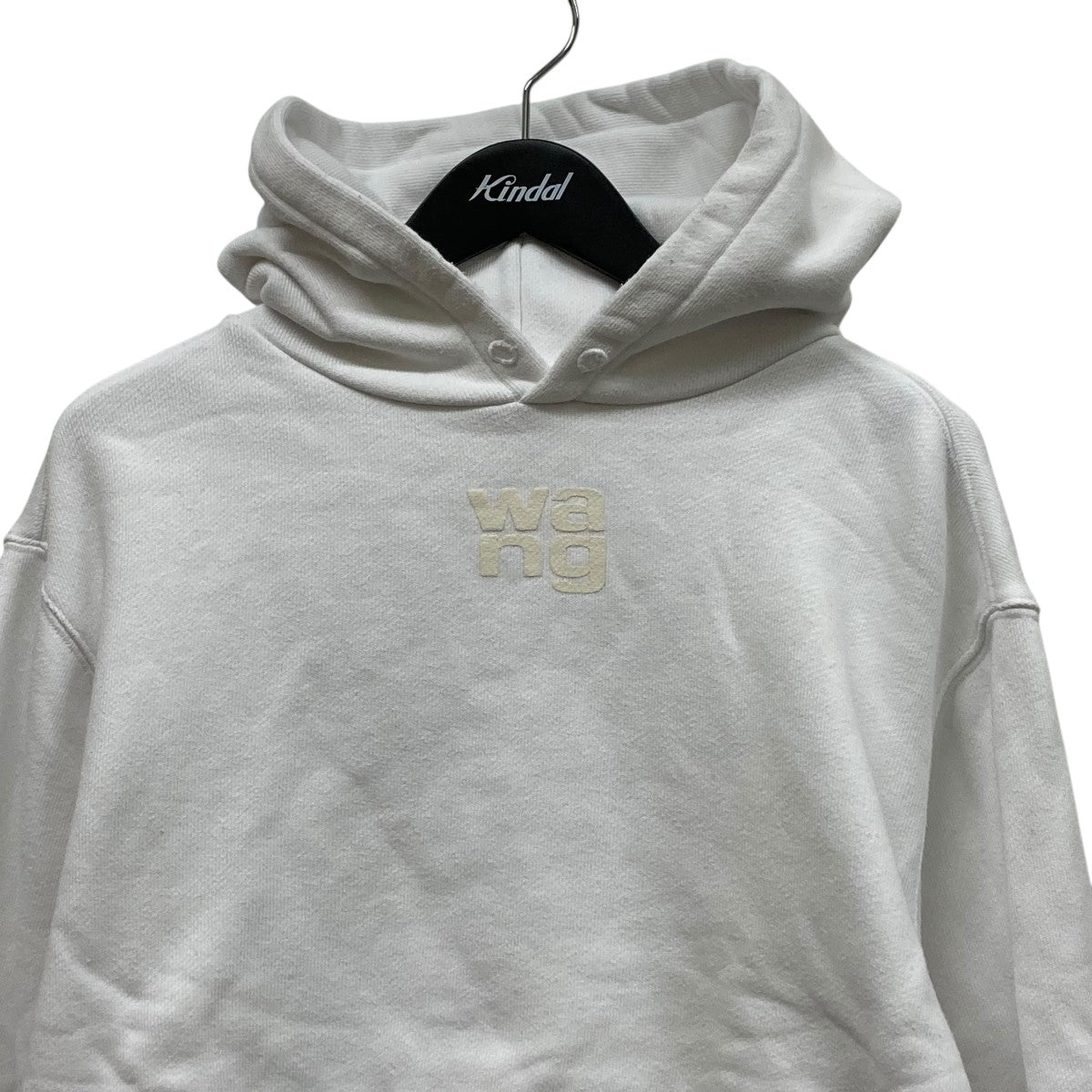 ALEXANDER WANG ESSENTIAL TERRY HOODIEロゴパーカー4CC3242101 古着・中古-3枚目のアイテム画像