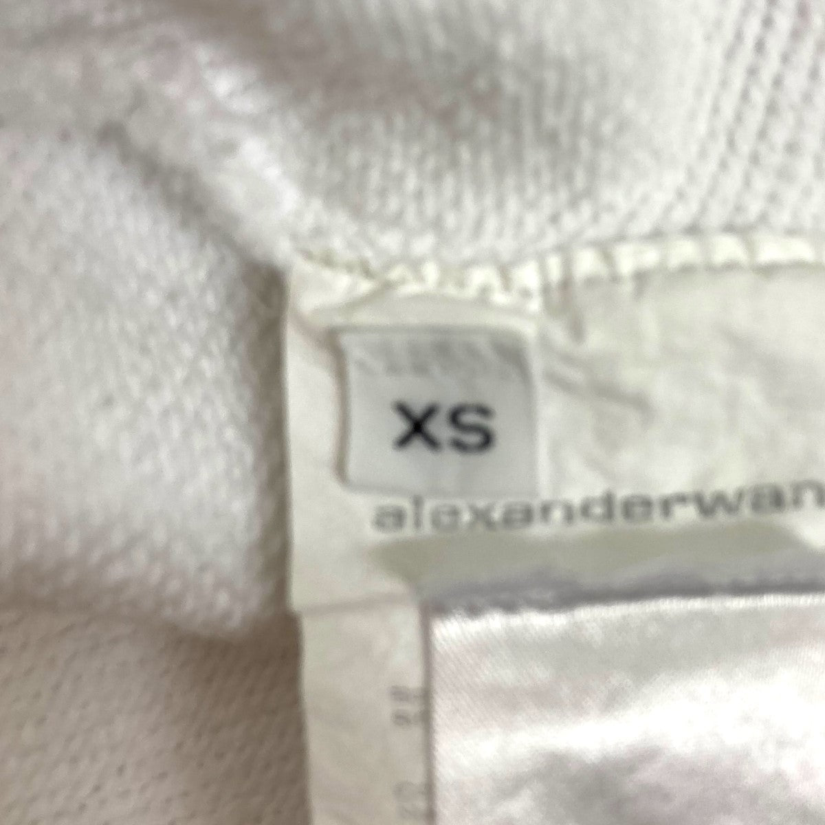 ALEXANDER WANG ESSENTIAL TERRY HOODIEロゴパーカー4CC3242101 古着・中古-5枚目のアイテム画像