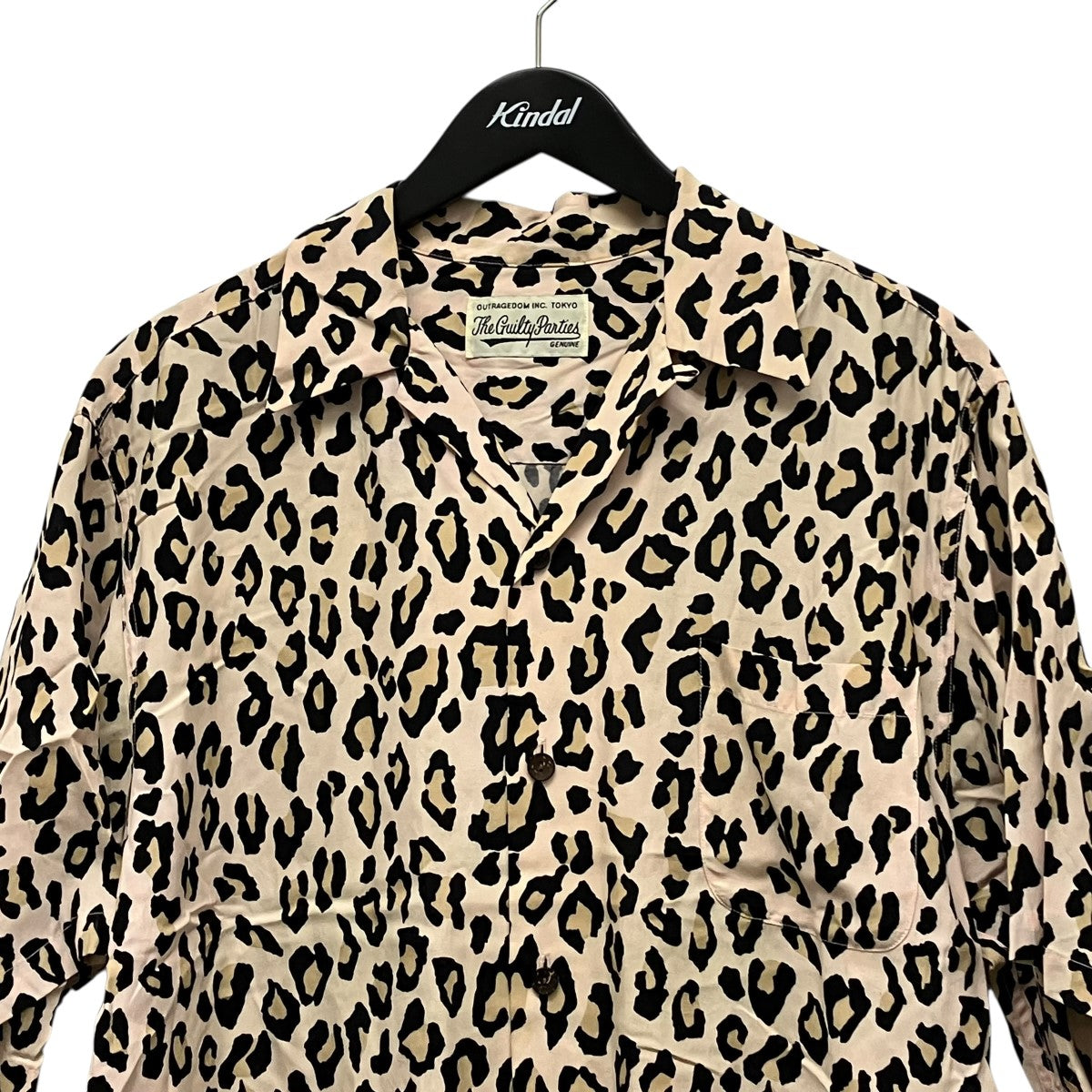 WACKO MARIA レオパード半袖シャツ 古着・中古-3枚目のアイテム画像