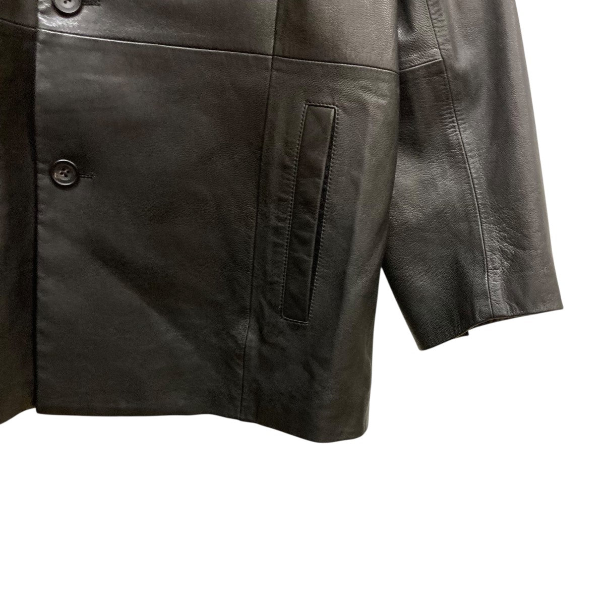 Stein 23AW レザーダブルジャケットSサイズ 黒 Stein 23AW レザーダブルジャケットSサイズ 黒 中古・古着通販】stein