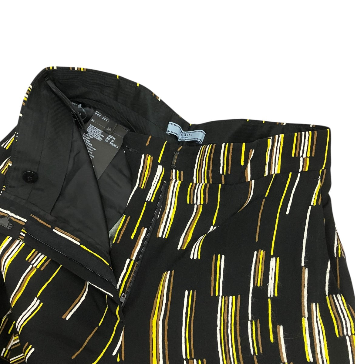 PRADA 総柄パンツP2231G 古着・中古-3枚目のアイテム画像