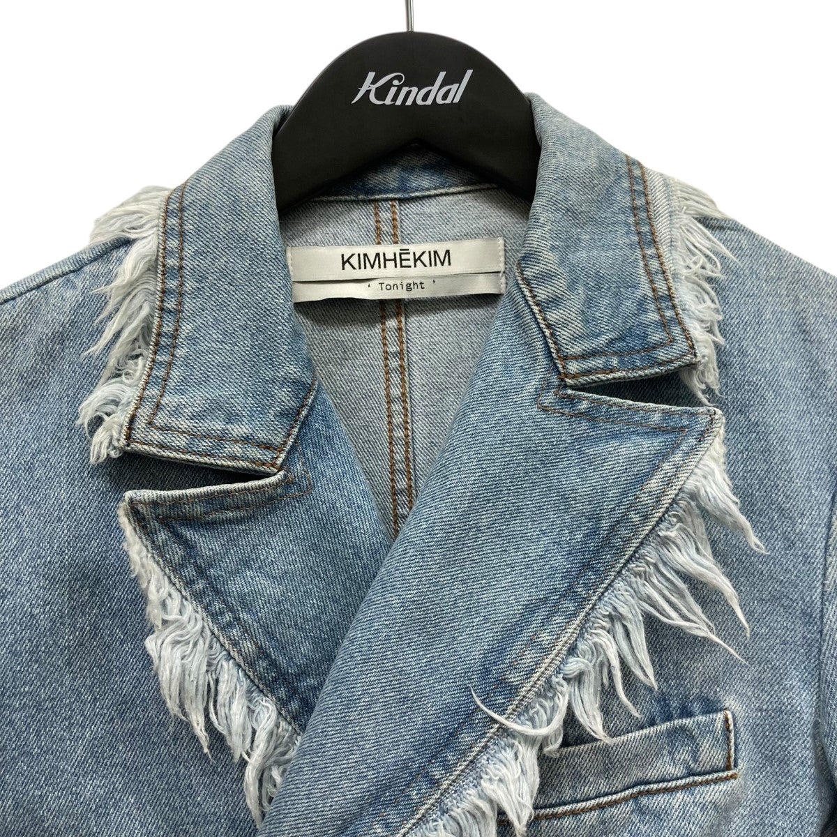 KIMHEKIM DENIM VENUS JACKETパールボタンデニムジャケットPS23-JK01-BL-34 古着・中古-3枚目のアイテム画像