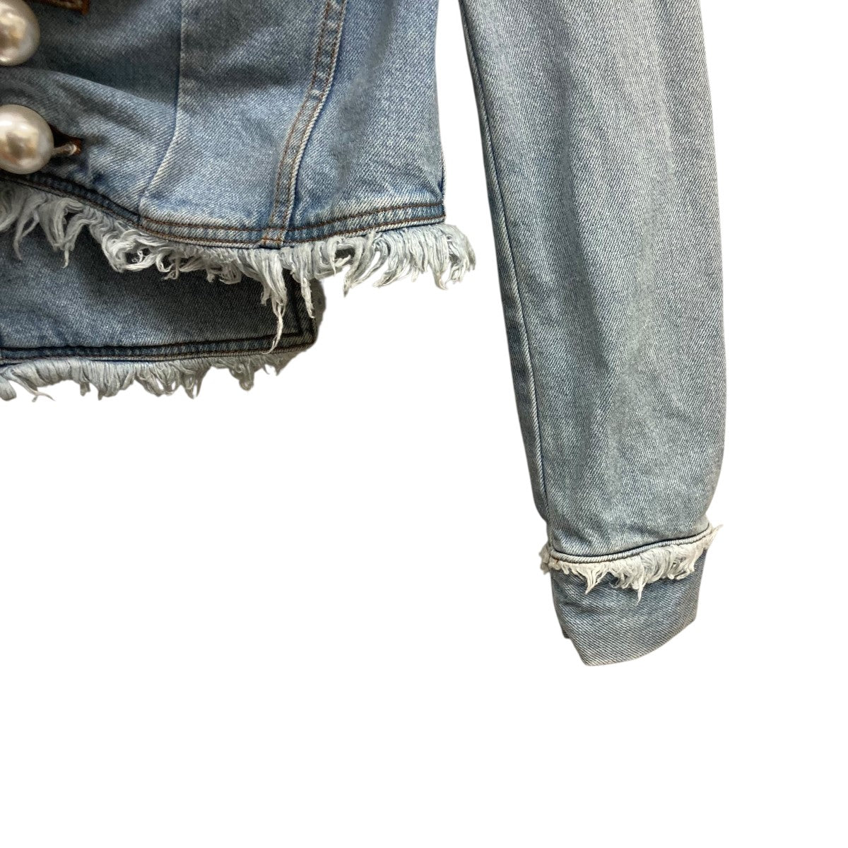 KIMHEKIM DENIM VENUS JACKETパールボタンデニムジャケットPS23-JK01-BL-34 古着・中古-5枚目のアイテム画像