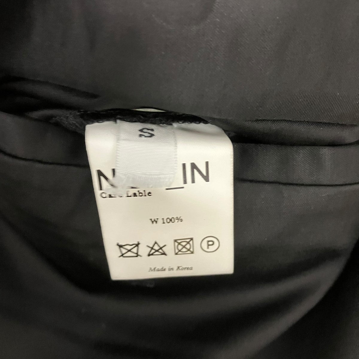 NEU-IN 裾ボタンデザインパンツ 古着・中古-6枚目のアイテム画像