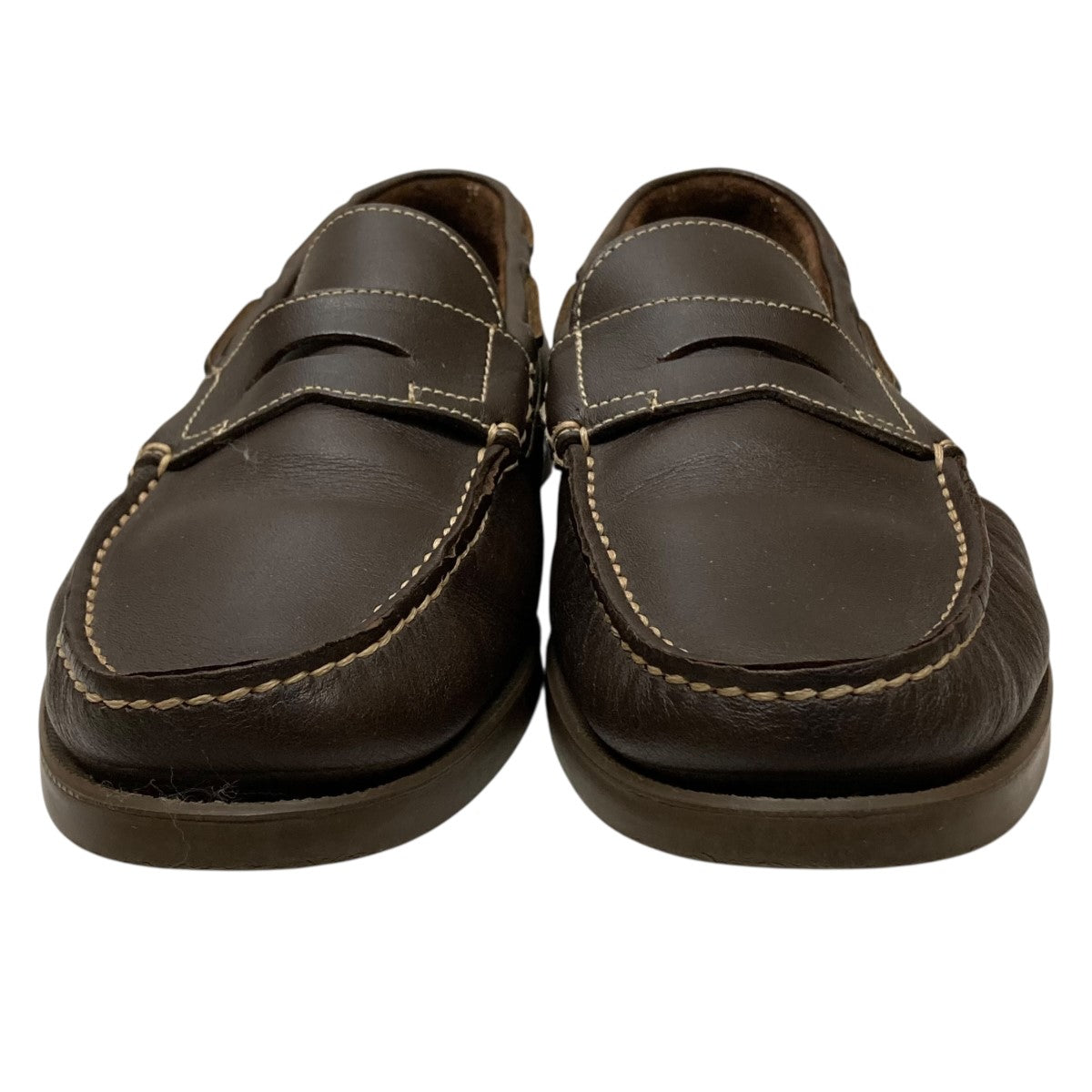 Paraboot　BEAMS別注　紺レザー デッキシューズ スリッポン PARABOOT(パラブーツ) BEAMS別注デッキシューズ1118 1118