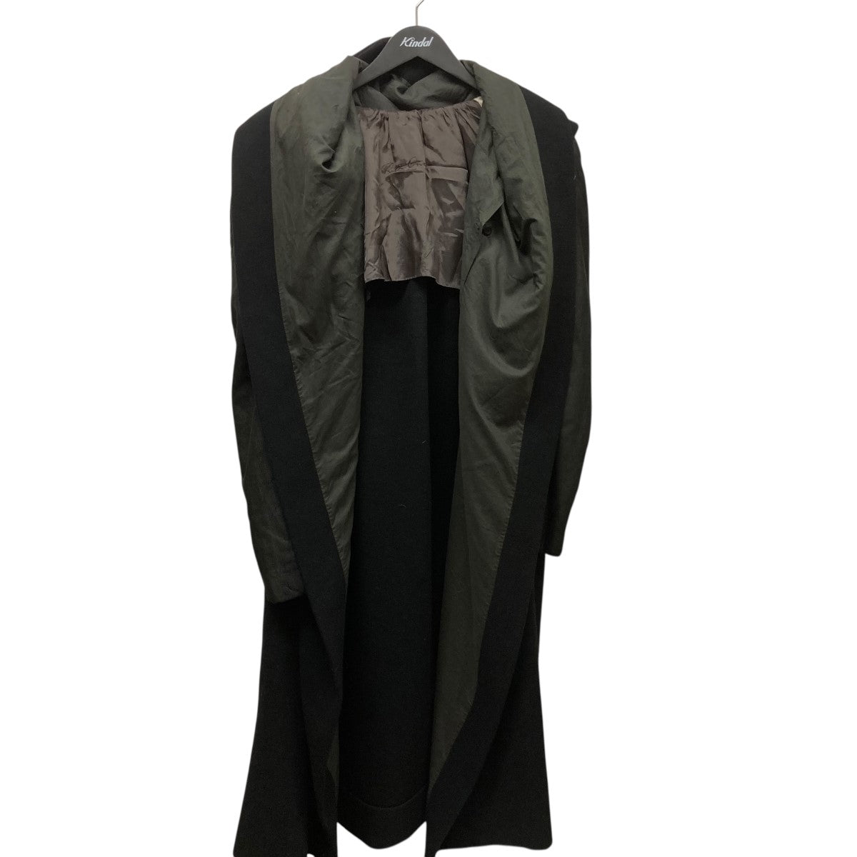 RICK OWENS(リックオウエンス) レザー切り替えフーデッドコートRP 2903