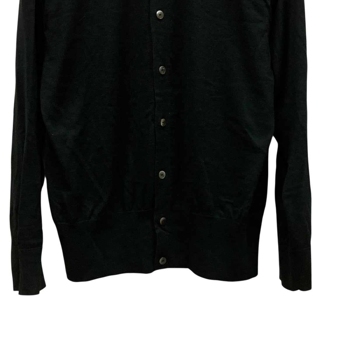 Taiga Takahashi(タイガタカハシ) 薄手カーディガン ブラック サイズ 4