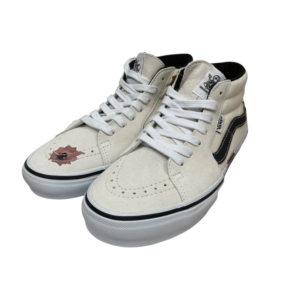 Supreme×VANS 25SSNate Lowman Skate Grosso Midハイカットスニーカー 古着・中古-1枚目のアイテム画像