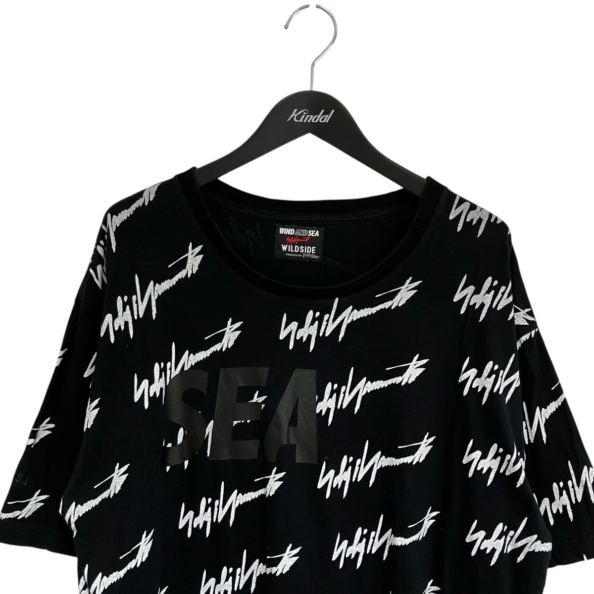 WIND AND SEA×YOHJI YAMAMOTO 総柄Tシャツ 古着・中古-3枚目のアイテム画像