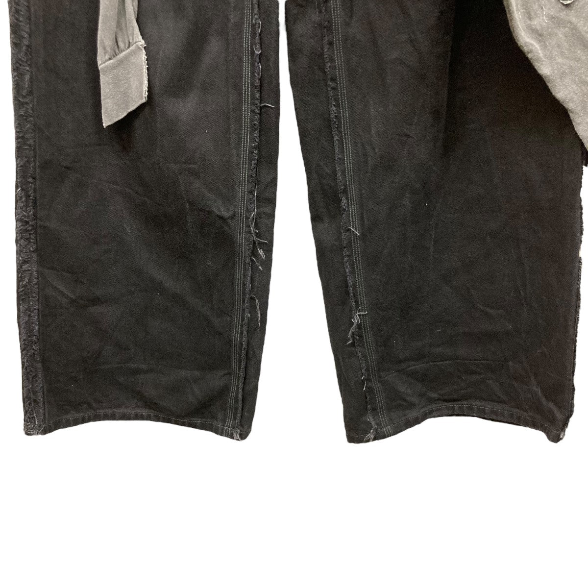 MINUS(マイナス) レイヤードデニムパンツ ブラック サイズ 4｜【公式