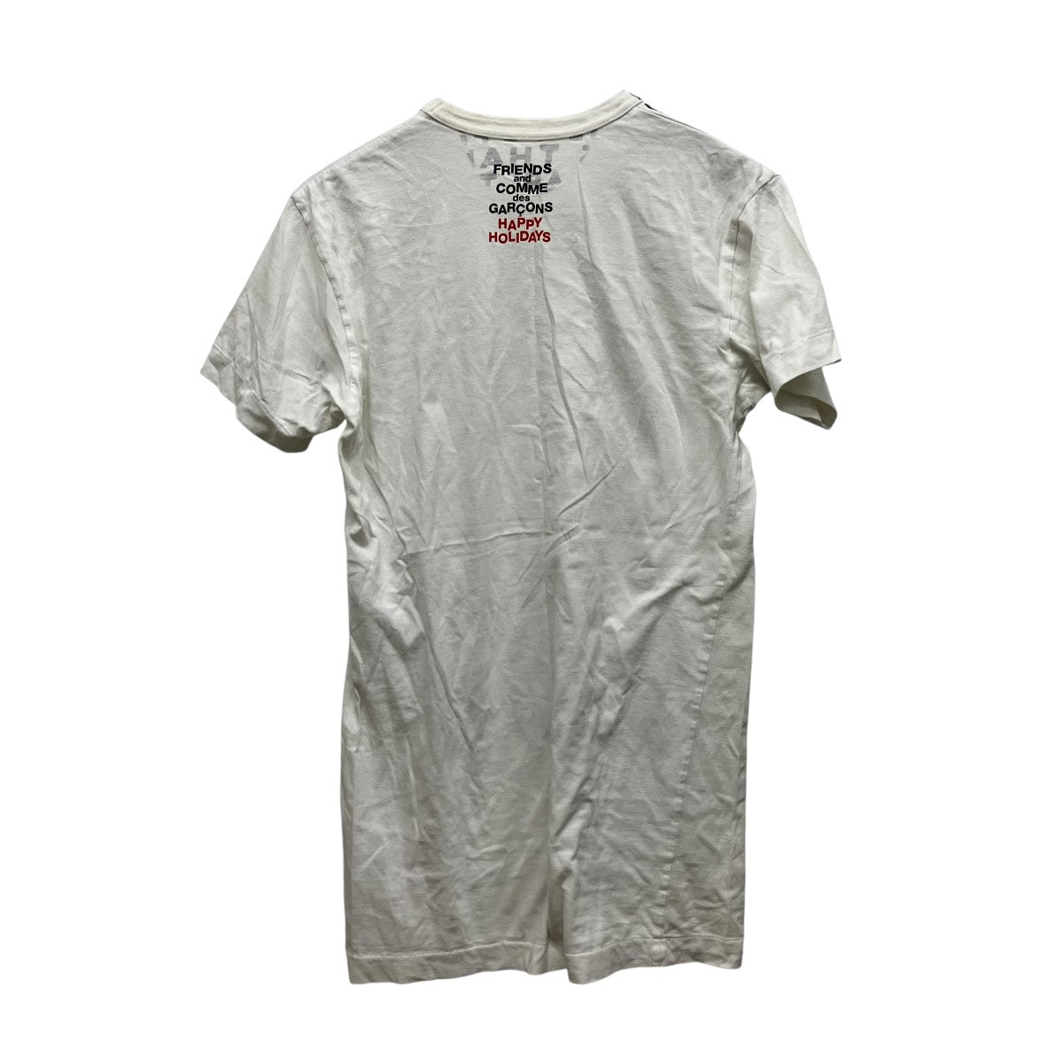 COMME des GARCONS×Martin Margiela 18AWロング丈エイズTシャツOB-T004 古着・中古-2枚目のアイテム画像