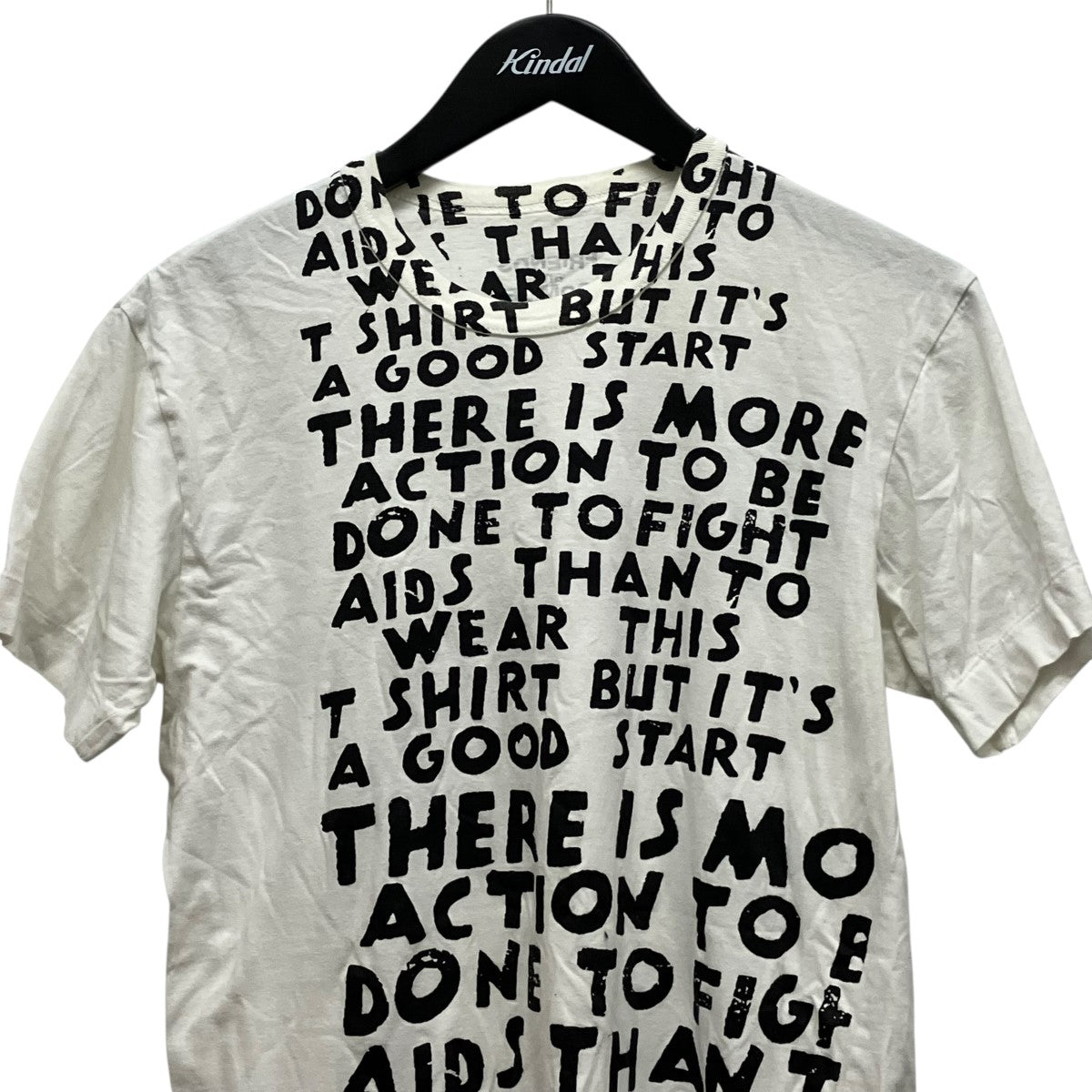 COMME des GARCONS×Martin Margiela 18AWロング丈エイズTシャツOB-T004 古着・中古-3枚目のアイテム画像