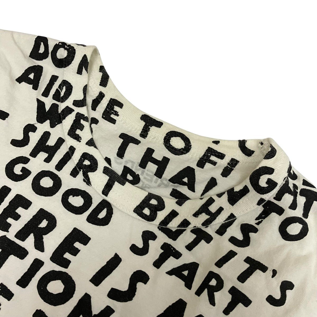 COMME des GARCONS×Martin Margiela 18AWロング丈エイズTシャツOB-T004 古着・中古-7枚目のアイテム画像