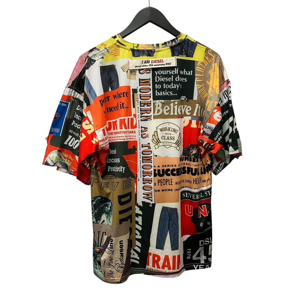 DIESEL 総柄半袖カットソー0AMAA 古着・中古-2枚目のアイテム画像