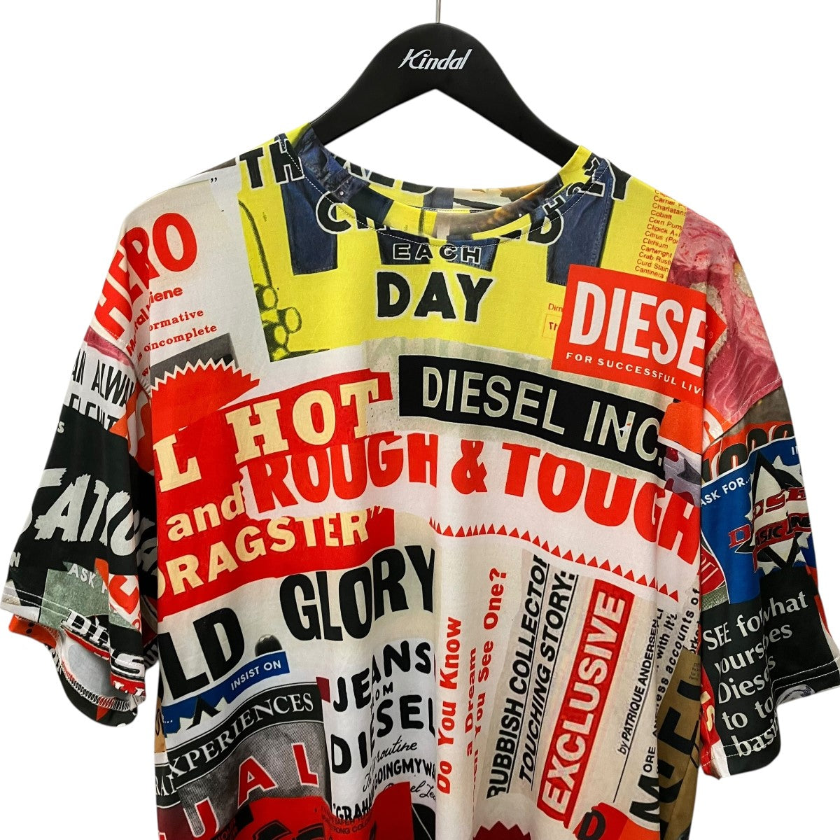 DIESEL 総柄半袖カットソー0AMAA 古着・中古-3枚目のアイテム画像