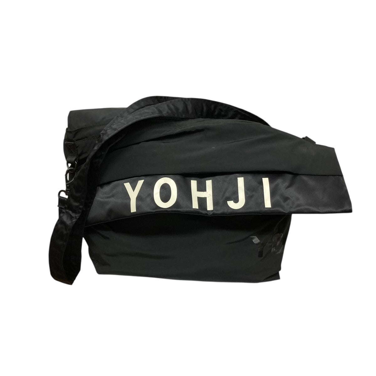 YOHJI YAMAMOTO(ヨウジヤマモト) シグネチャーロゴレザートートバッグ