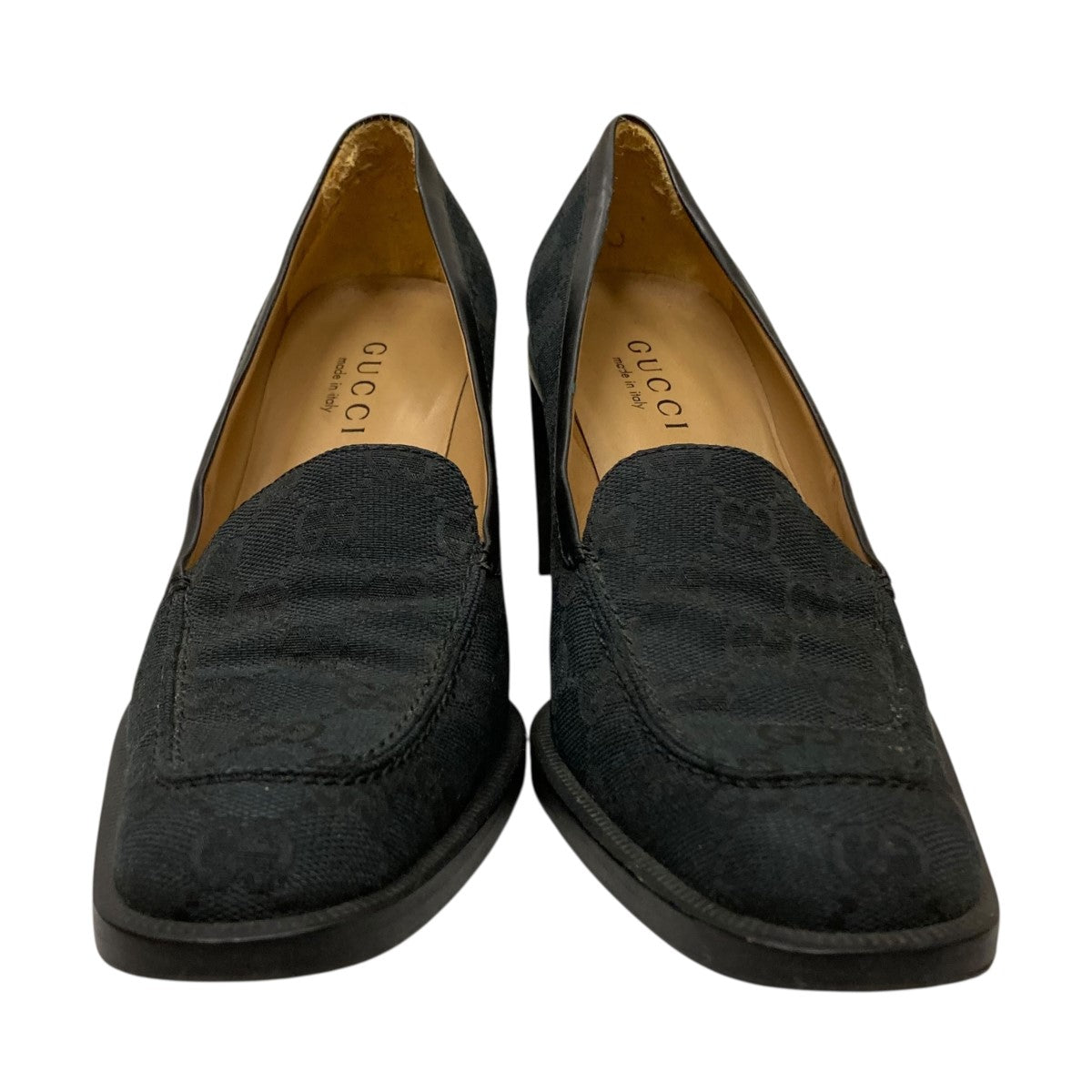 GUCCI グッチ GGキャンバス パンプス ハイヒール バンブーヒール GUCCI グッチ GGキャンバス パンプス ハイヒール バンブーヒール