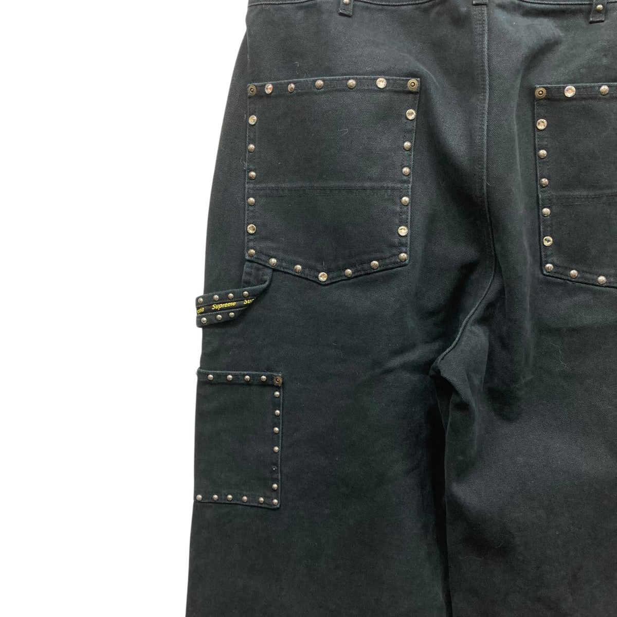 Supreme×B．B．Simon Studded Double Knee Painter Pant Black