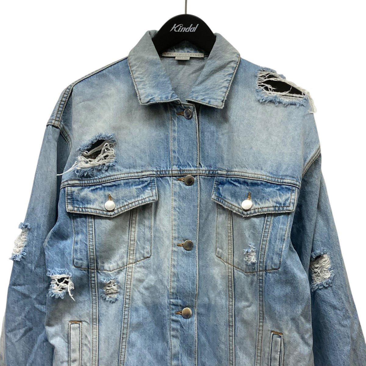 STELLA McCARTNEY ダメージ加工デニムジャケット445705 古着・中古-3枚目のアイテム画像