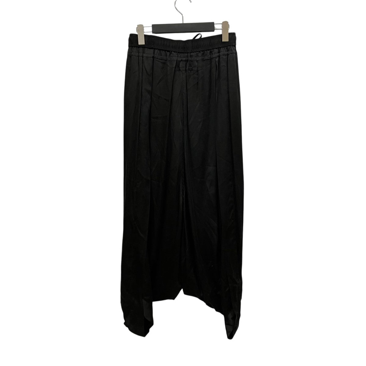 ユリウス　697PAM9 名作シャーリングドレープサルエルパンツ　ブラック JULIUS(ユリウス) 25SSサルエルパンツB97PAM5 B97PAM5 ブラック サイズ
