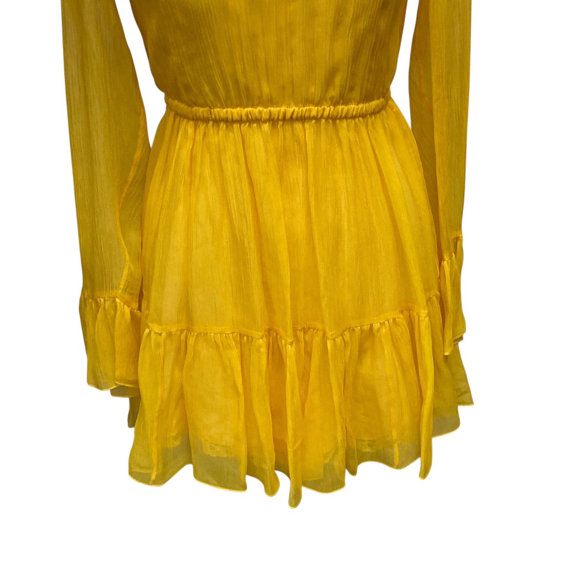 GUCCI(グッチ) ラウンドカラーシフォンワンピース728125 728125