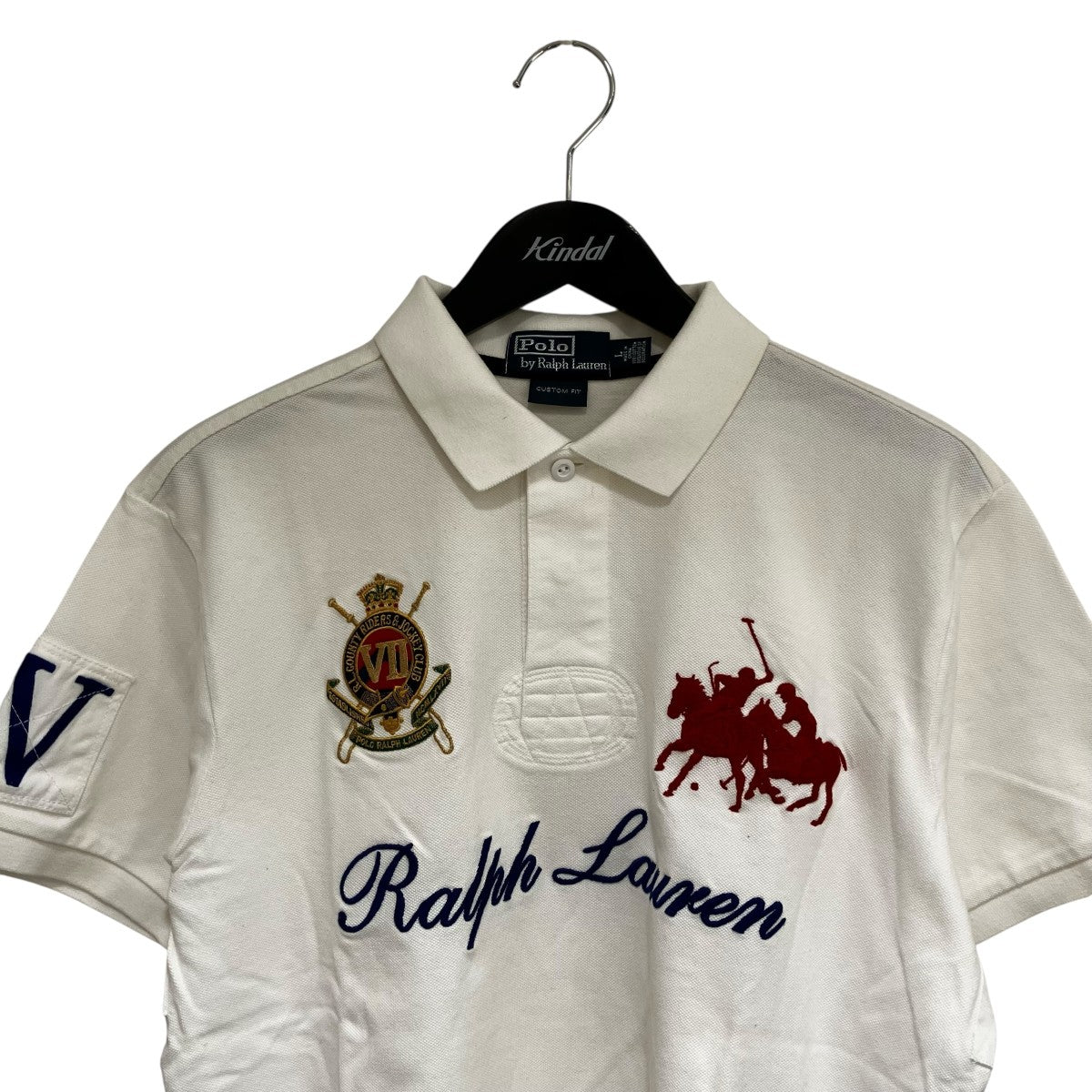 POLO RALPH LAUREN 刺しゅう半袖ポロシャツ 古着・中古-3枚目のアイテム画像