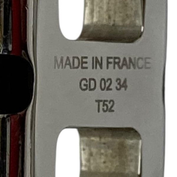 HERMES(エルメス) マイヨンリング シルバー×ブラック サイズ T52/15号