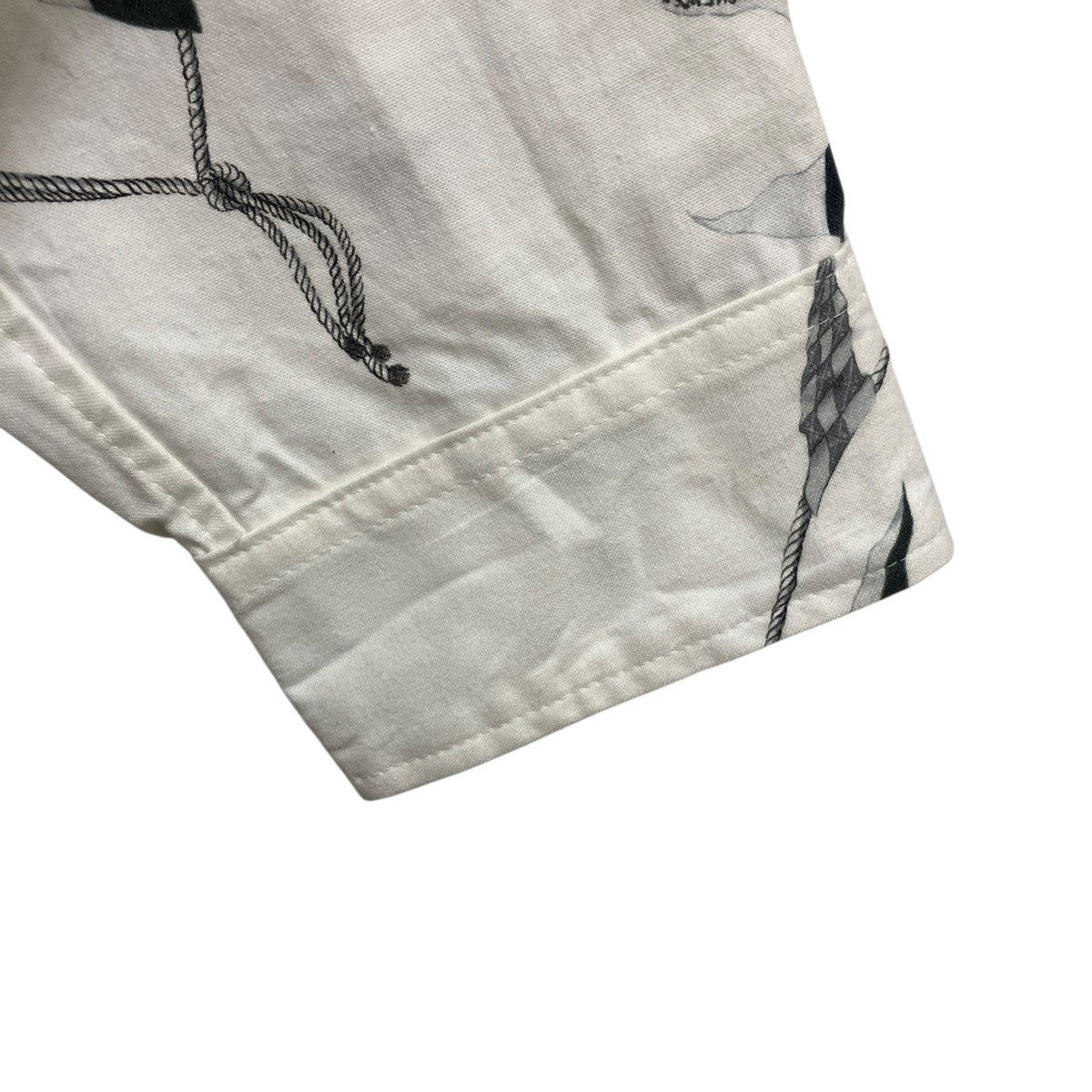 The DUFFER of ST．GEORGE 総柄シャツDN0501Y1 古着・中古-4枚目のアイテム画像