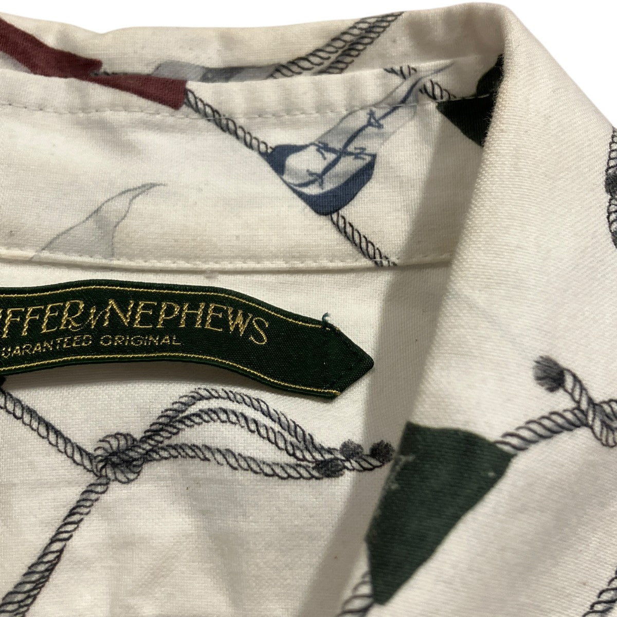 The DUFFER of ST．GEORGE 総柄シャツDN0501Y1 古着・中古-5枚目のアイテム画像