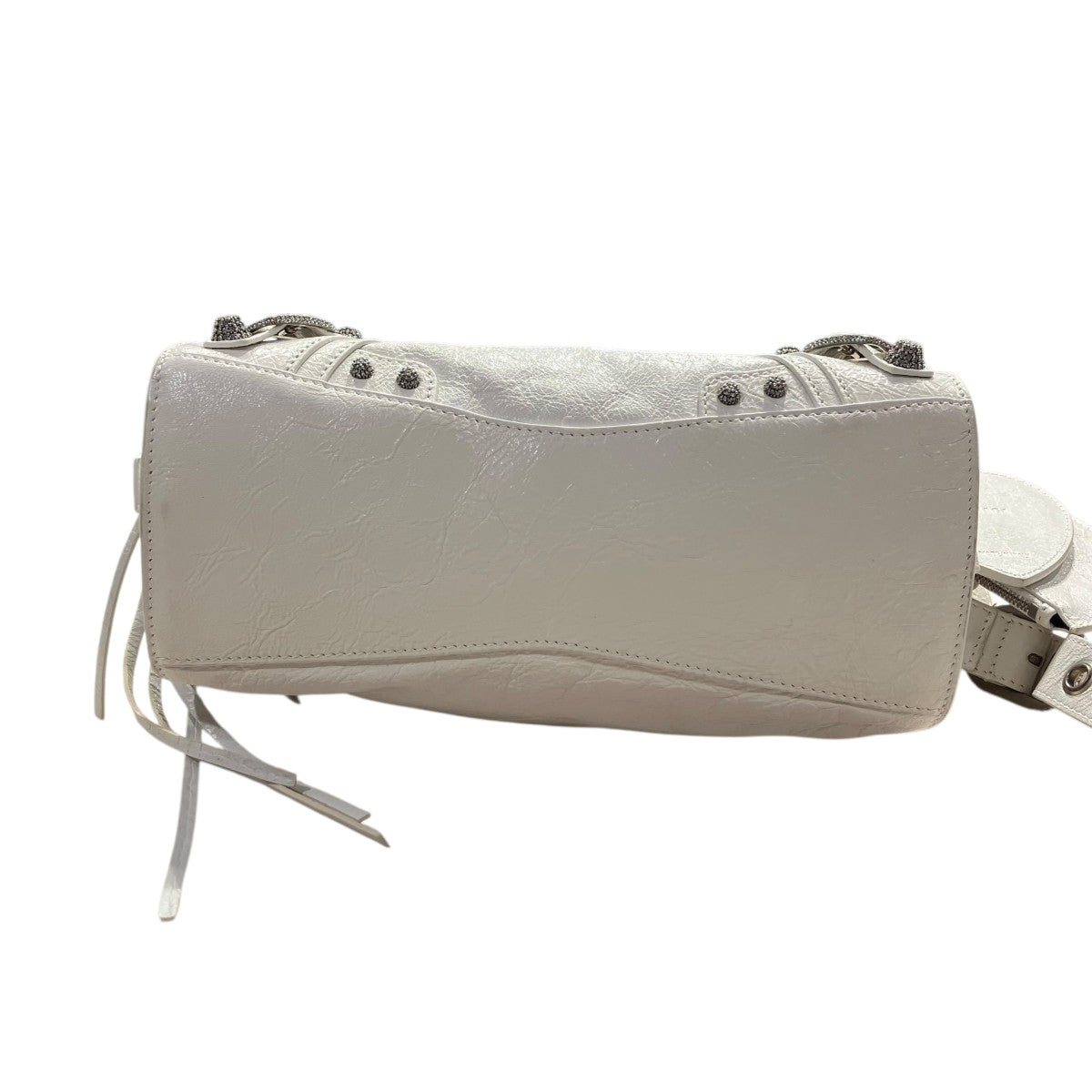 BALENCIAGA バレンシアガ Neo Classic Shoulder Bag ネオクラシックショルダーバッグ 689946 ホワイト ネオクラシック BALENCIAGA(バレンシアガ) ショルダーバッグ
