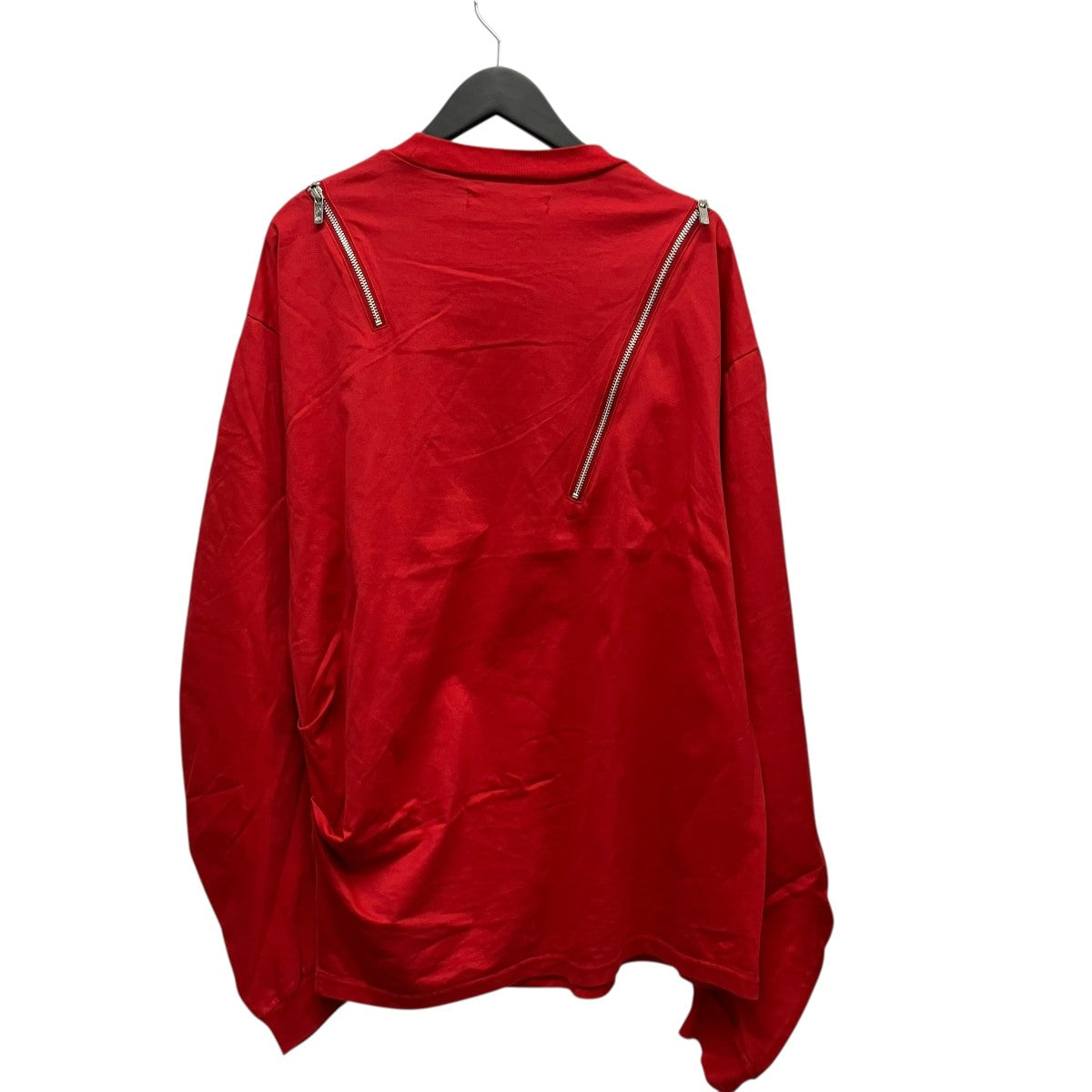 Asymmetric Draped Zip Topジップデザインカットソー31251415104