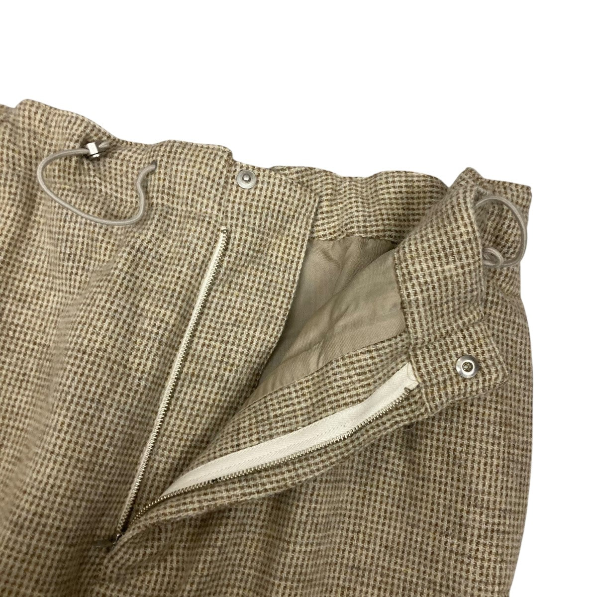 AURALEE(オーラリー) WOOL HAIRLINE LIGHT TWEED OVER PANTSイージー