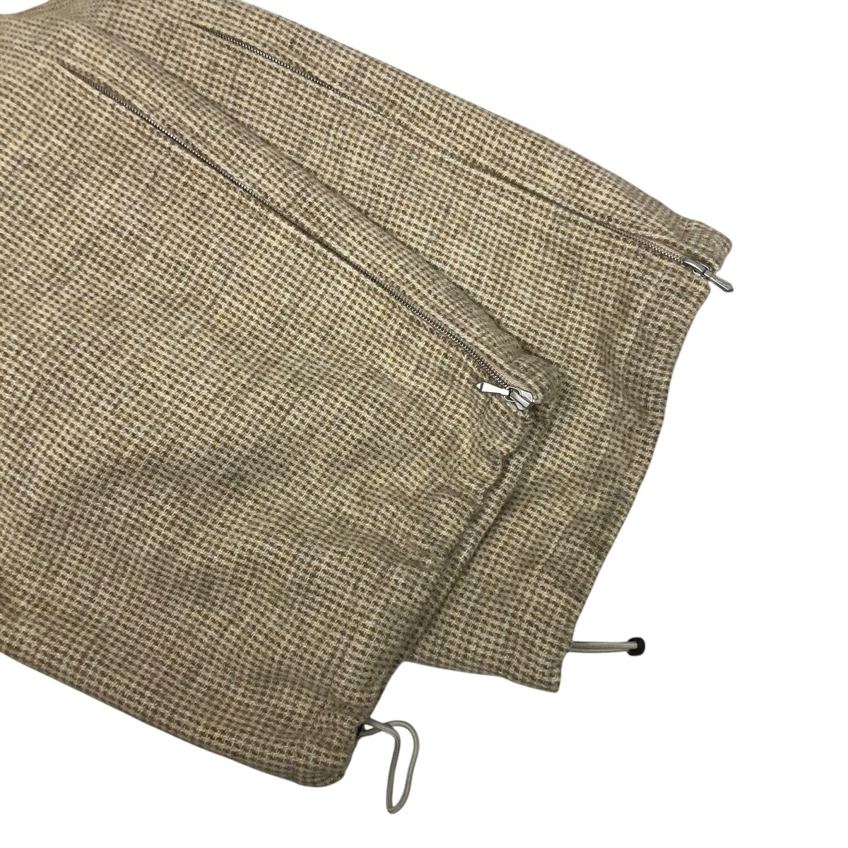 AURALEE(オーラリー) WOOL HAIRLINE LIGHT TWEED OVER PANTSイージー