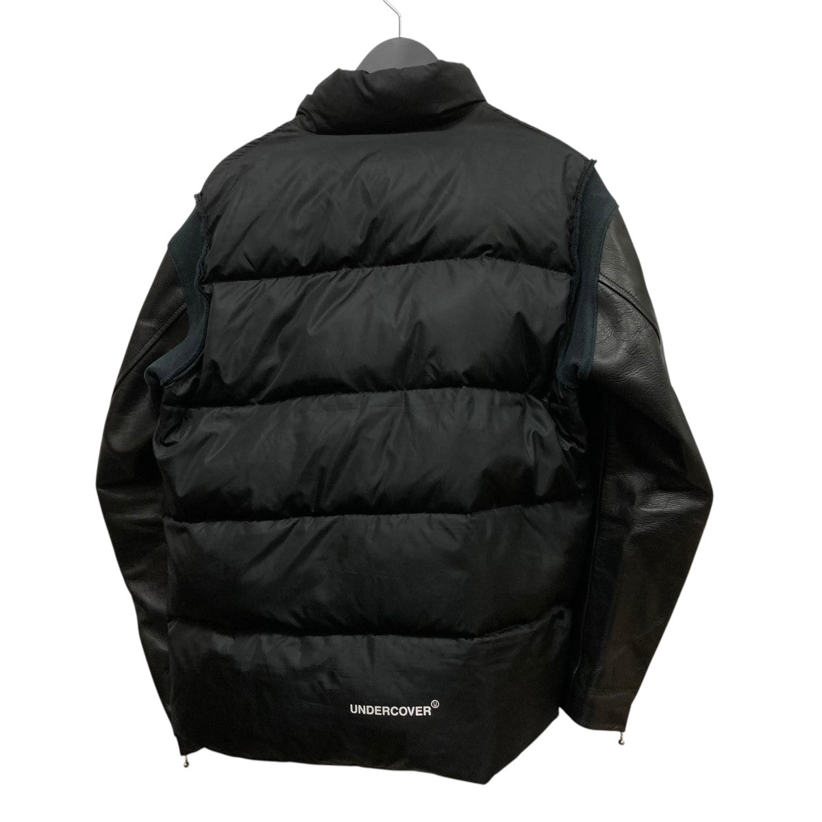 UNDERCOVER(アンダーカバー) 17AWレザー切り替えダウンジャケット