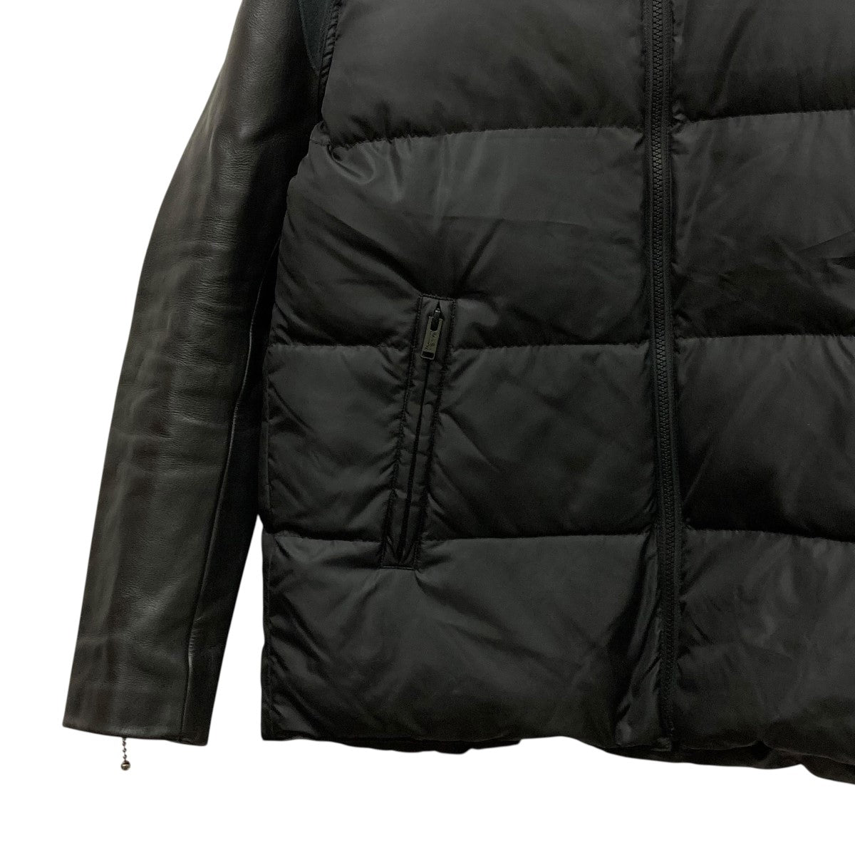 UNDERCOVER(アンダーカバー) 17AWレザー切り替えダウンジャケット