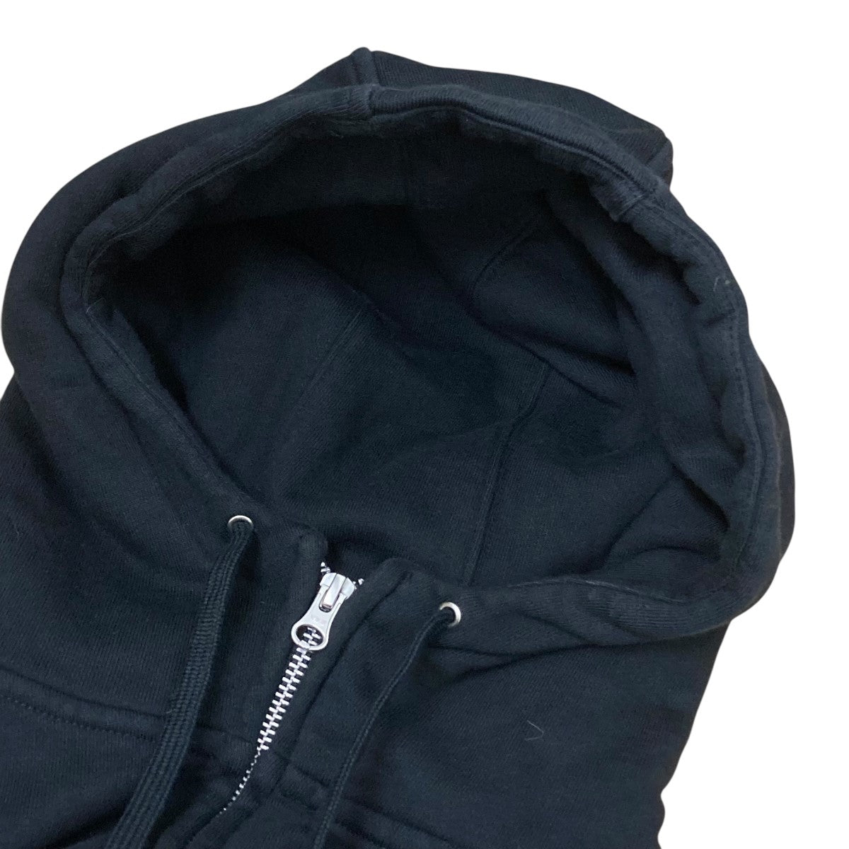 25SS Zip Up Hooded Sweatshirt BlackフーデッドジップアップパーカーHF9633-010