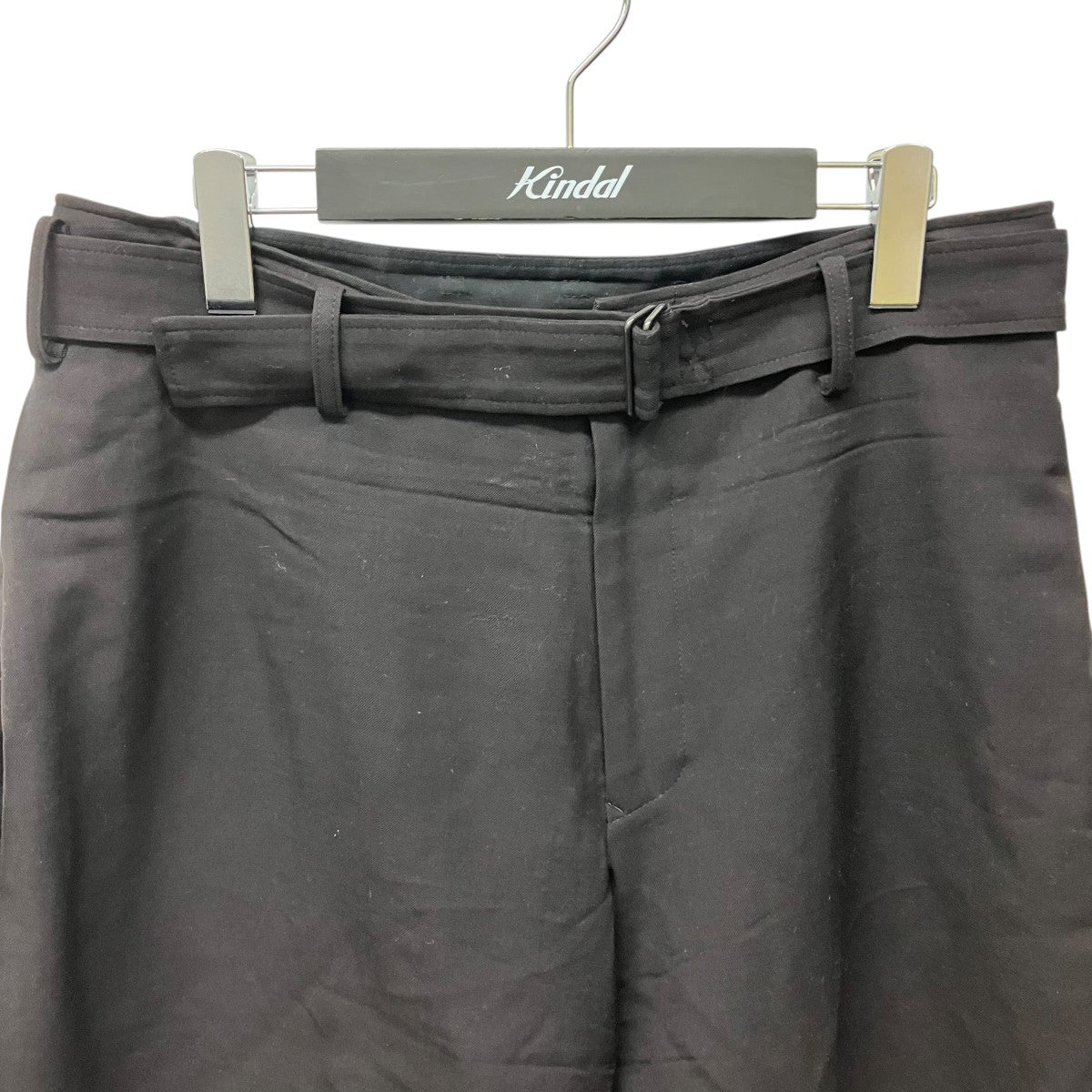 YOHJI YAMAMOTO 24AWウールギャバジン ベルトショートパンツFO-P07-147 古着・中古-3枚目のアイテム画像
