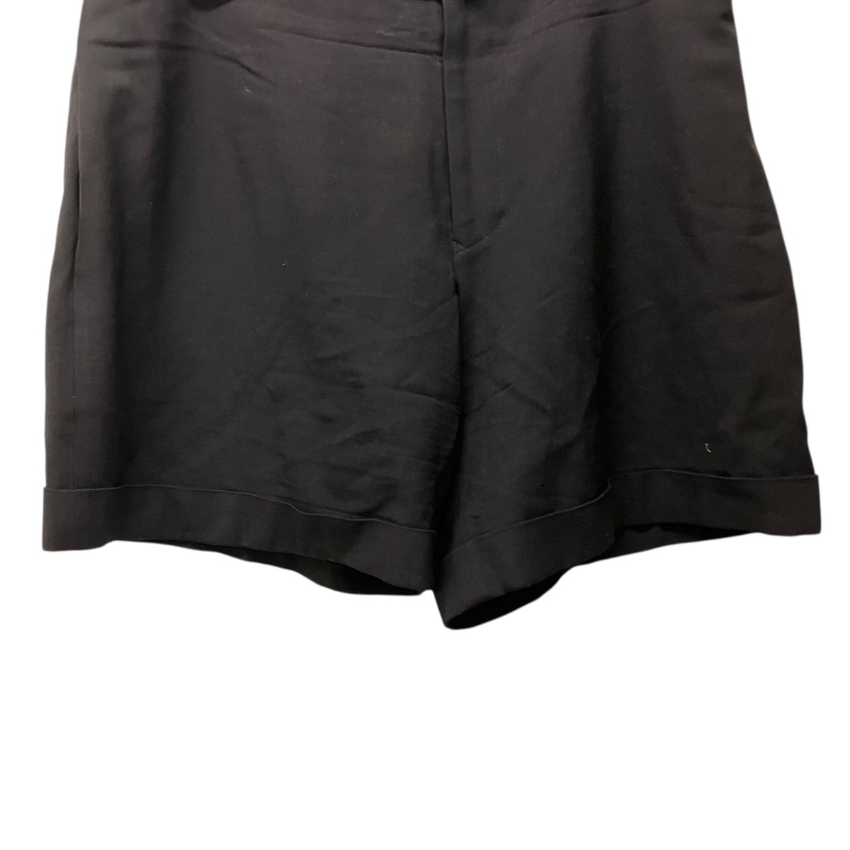 YOHJI YAMAMOTO 24AWウールギャバジン ベルトショートパンツFO-P07-147 古着・中古-4枚目のアイテム画像