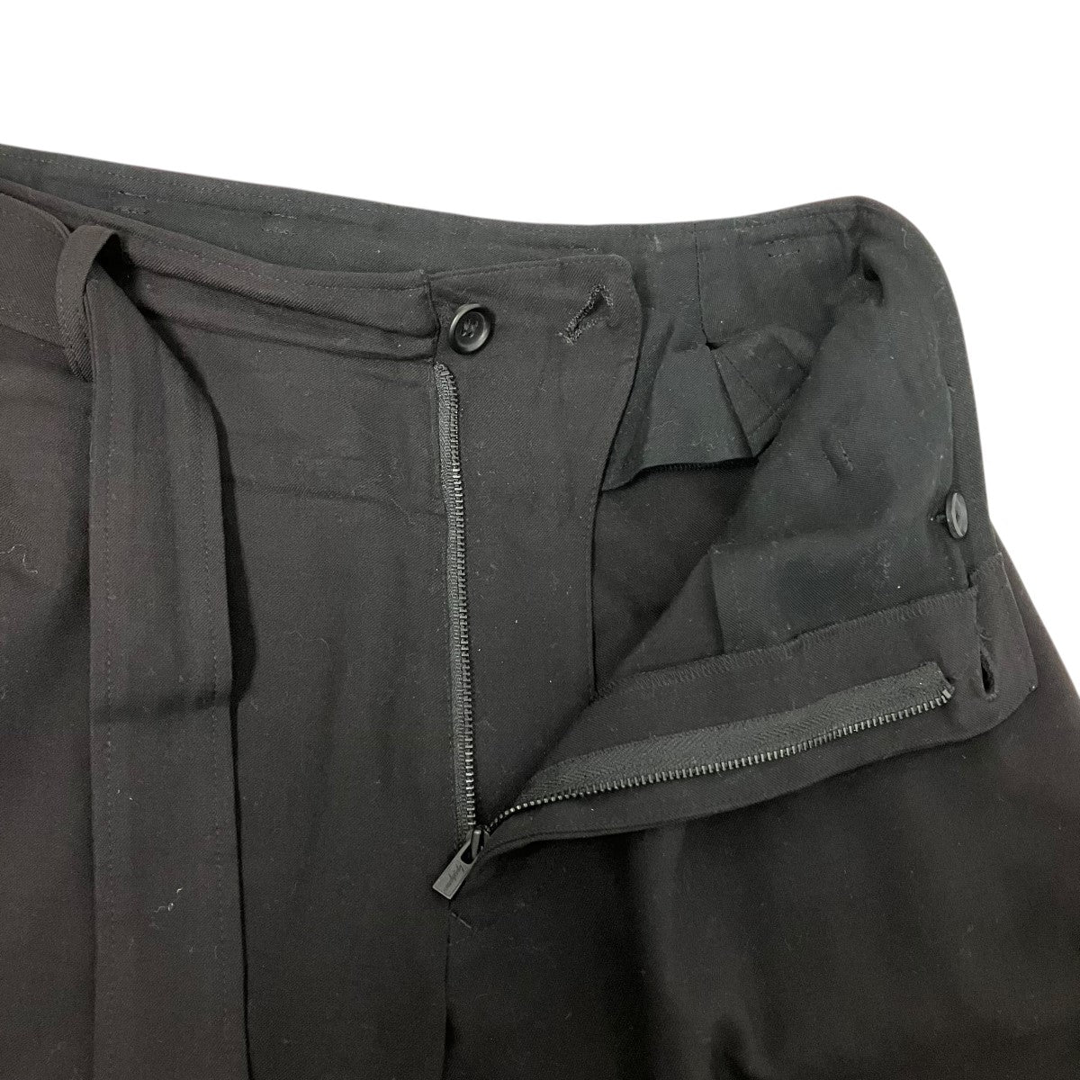 YOHJI YAMAMOTO 24AWウールギャバジン ベルトショートパンツFO-P07-147 古着・中古-5枚目のアイテム画像