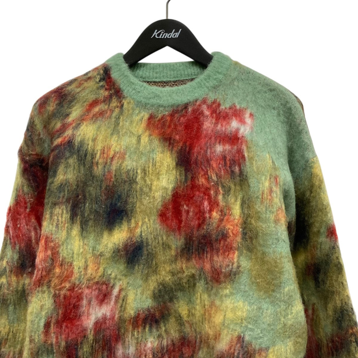 25AWWILTED FLOWER MOHAIR JACQUARD KNIT TOPフラワーモヘアジャガードニット0125201810749