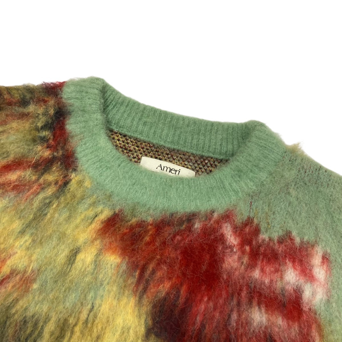 25AWWILTED FLOWER MOHAIR JACQUARD KNIT TOPフラワーモヘアジャガードニット0125201810749