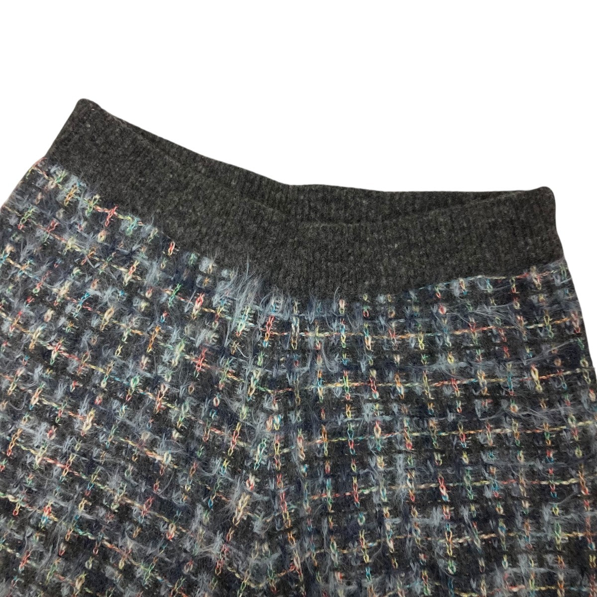 AMERI(アメリ) 25AWTWEED Fringe Knit PANTSツイードフリンジニット