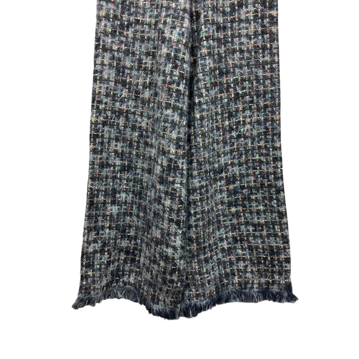 AMERI(アメリ) 25AWTWEED Fringe Knit PANTSツイードフリンジニット