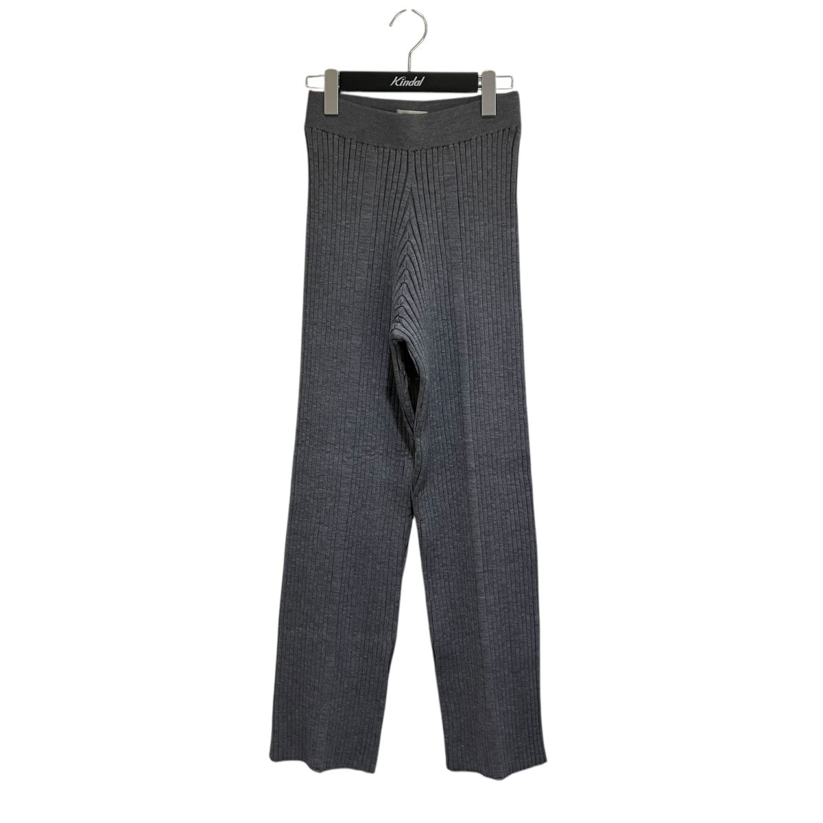 HYKE 24AWWIDE RIBBED SWEATER PANTSリブパンツ11369 古着・中古-1枚目のアイテム画像